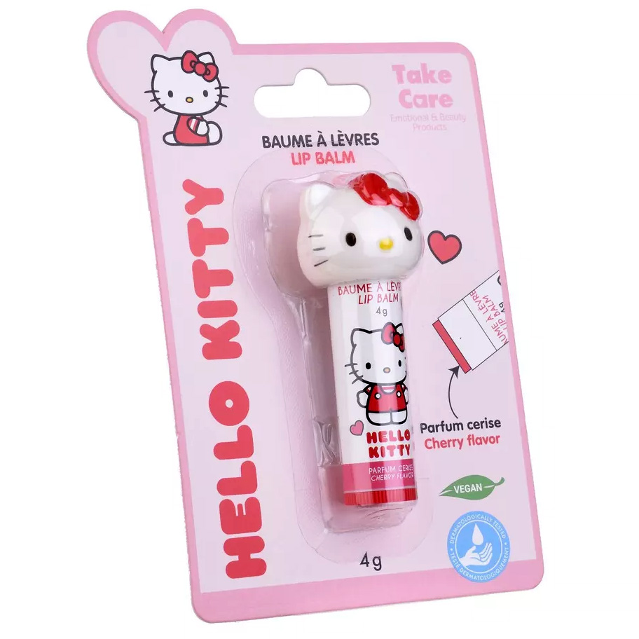Hello Kitty 3D Läppbalsam - Körsbär (4g) - 4