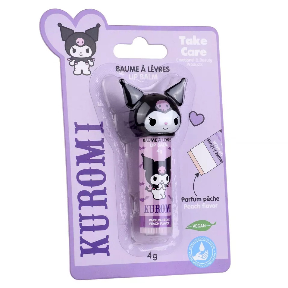 Kuromi 3D Läppbalsam - Persika 4 g - 4