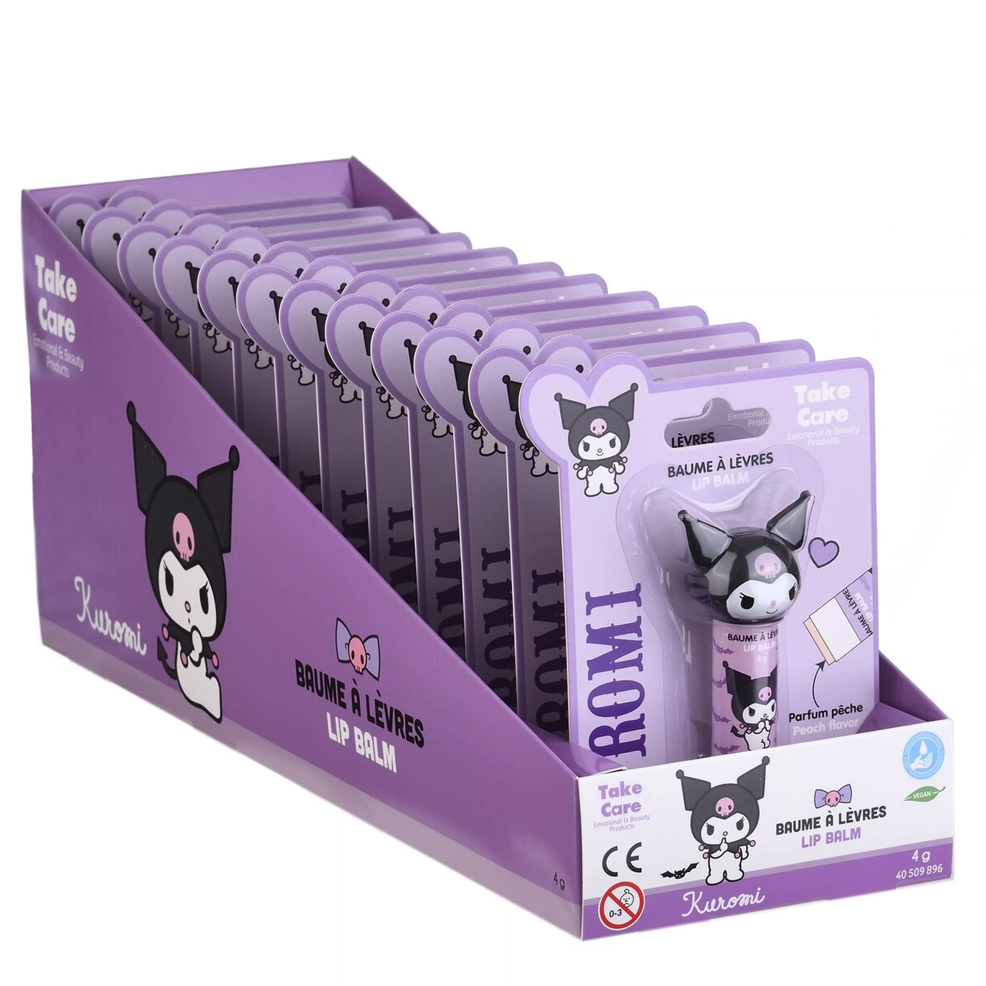 Kuromi 3D Läppbalsam - Persika 4 g - 8