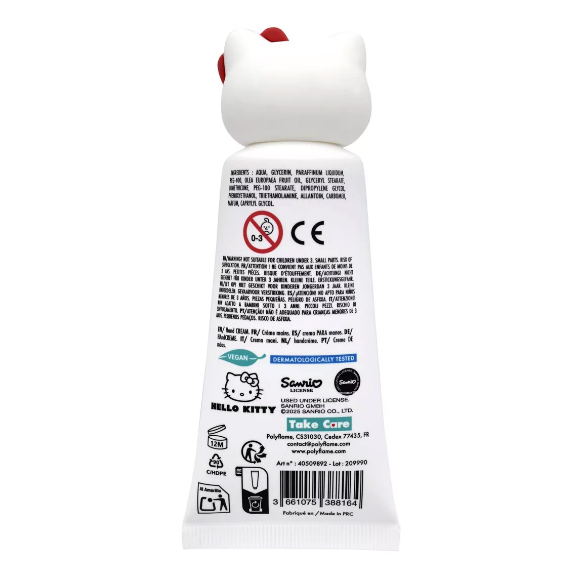 Hello Kitty Handkräm - Födelsedagstårta - 40ml - 2