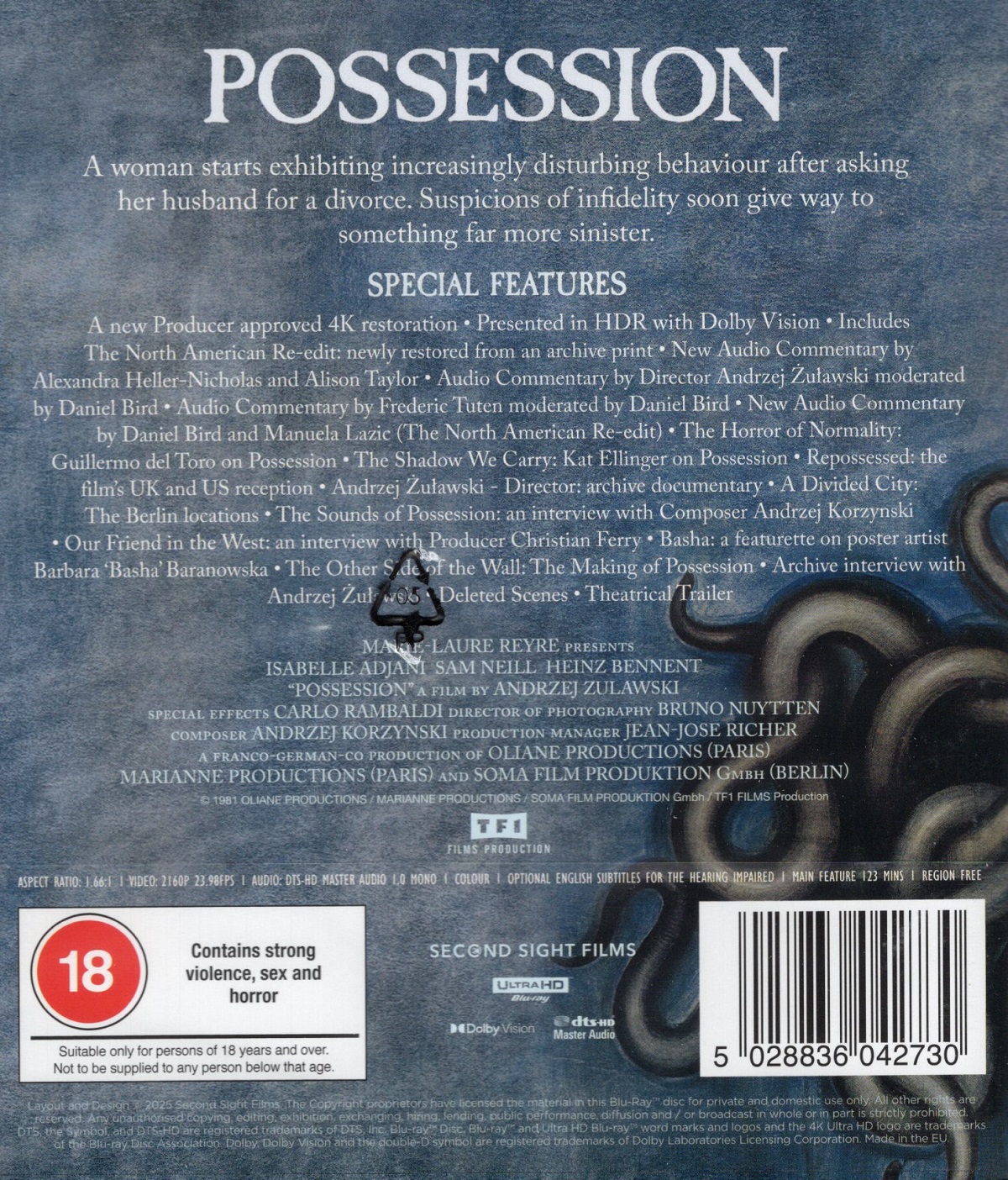Possession (ej svensk text) (4K Ultra HD) - 2