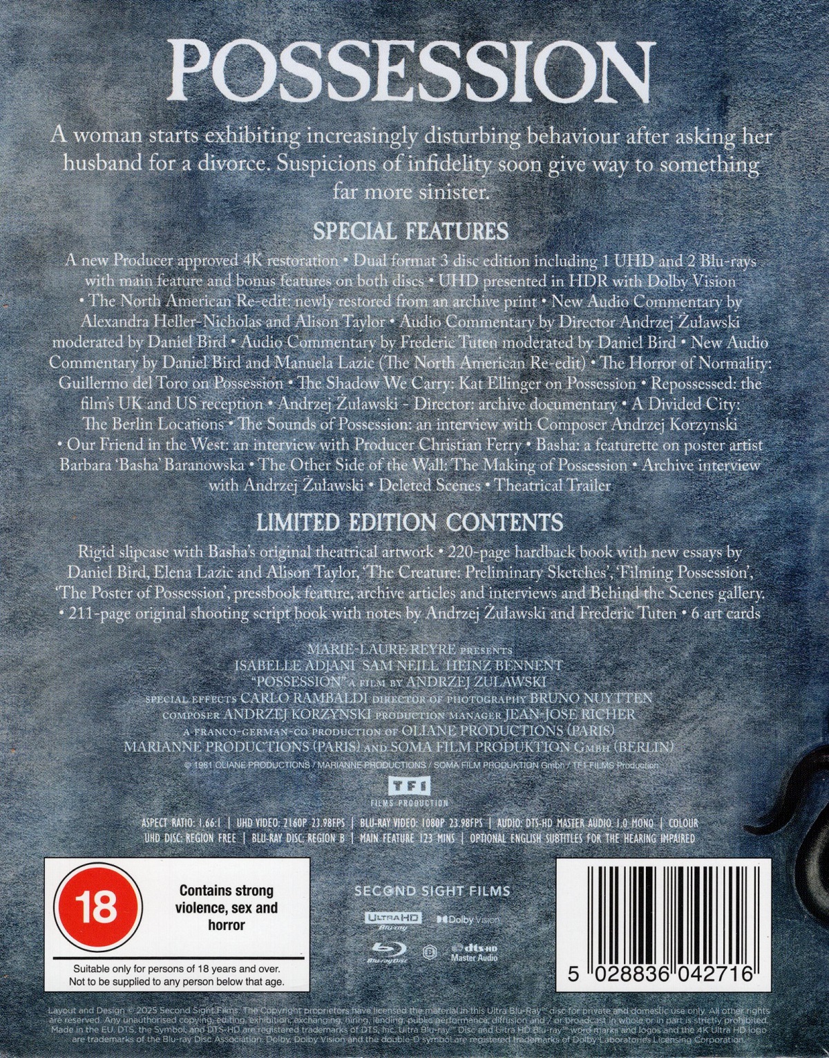 Possession (Limited Edition) (ej svensk text) (4K Ultra HD + Blu-ray) - 2