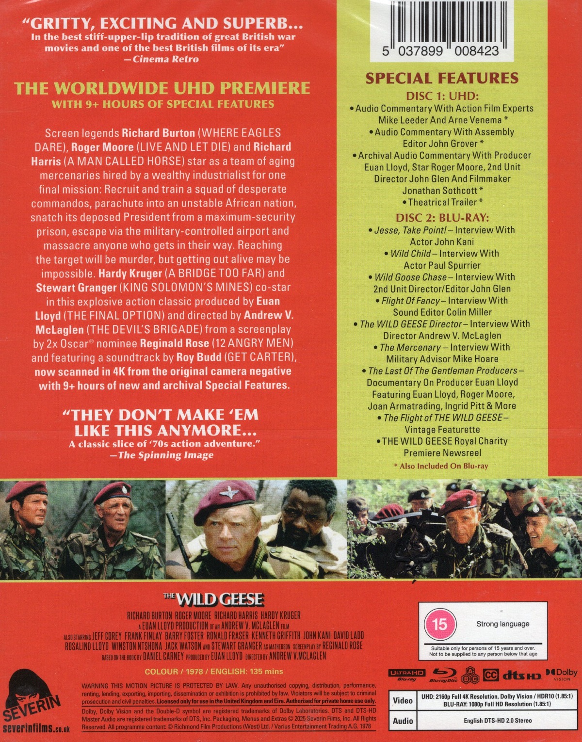 The Wild Geese (ej svensk text) (4K Ultra HD + Blu-ray) - 2