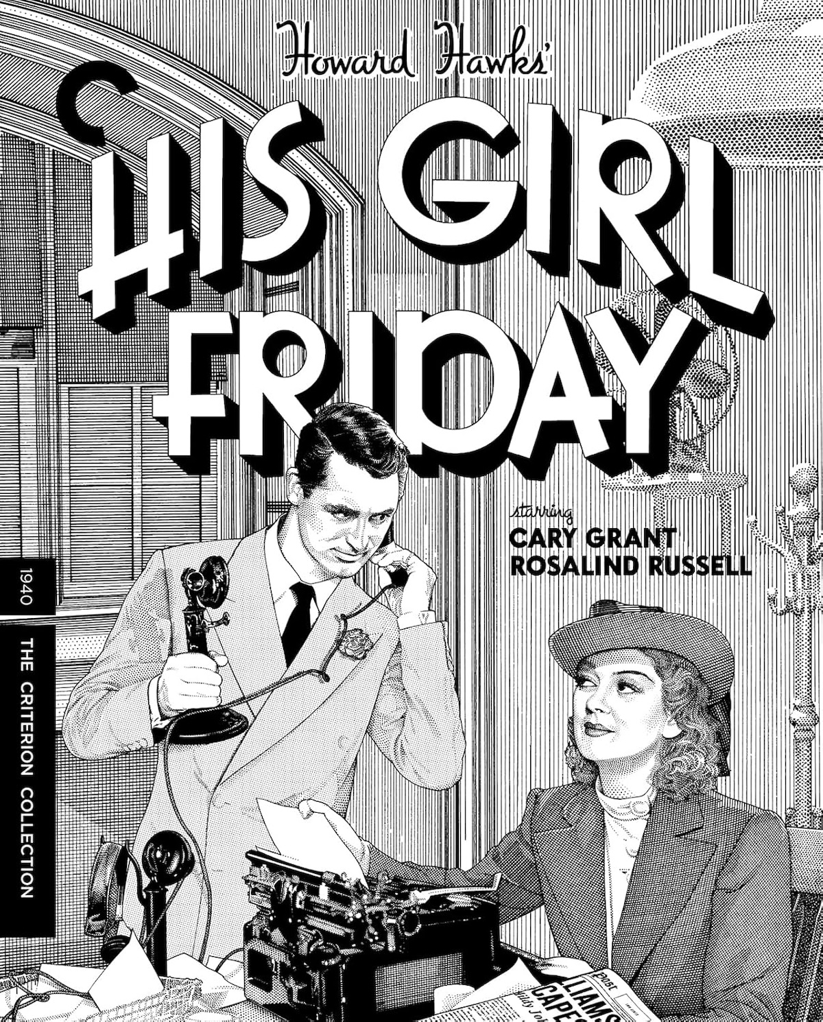 His Girl Friday (Criterion Collection) (ej svensk text) (4K Ultra HD + Blu-ray)