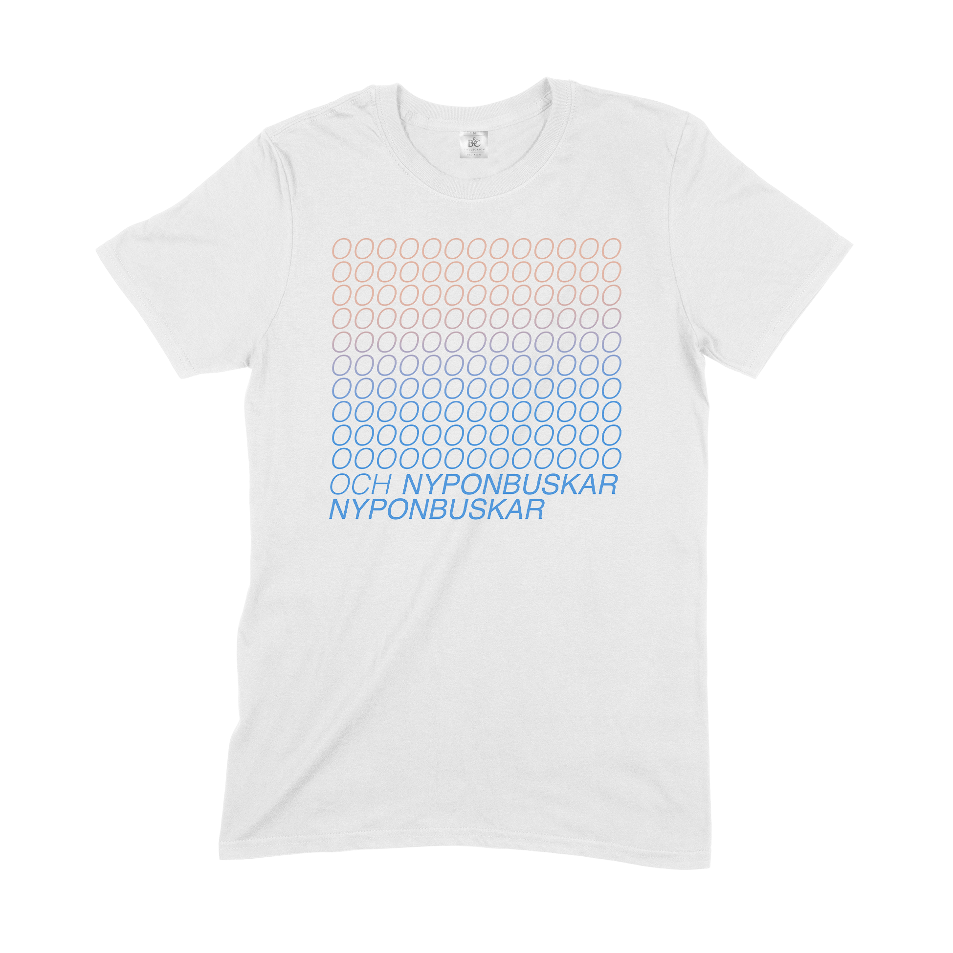 LARS WINNERBÄCK - T-SHIRT, NYPONBUSKAR (VIT)