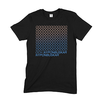 LARS WINNERBÄCK - T-SHIRT, NYPONBUSKAR (SVART)