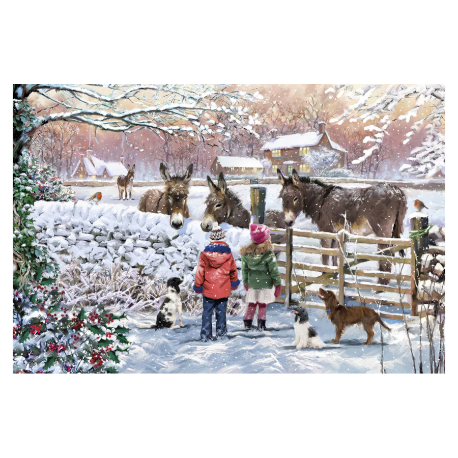 Jigsaw Puzzle Otter House Donkey Motif Donkey Friends Walk 500 pieces