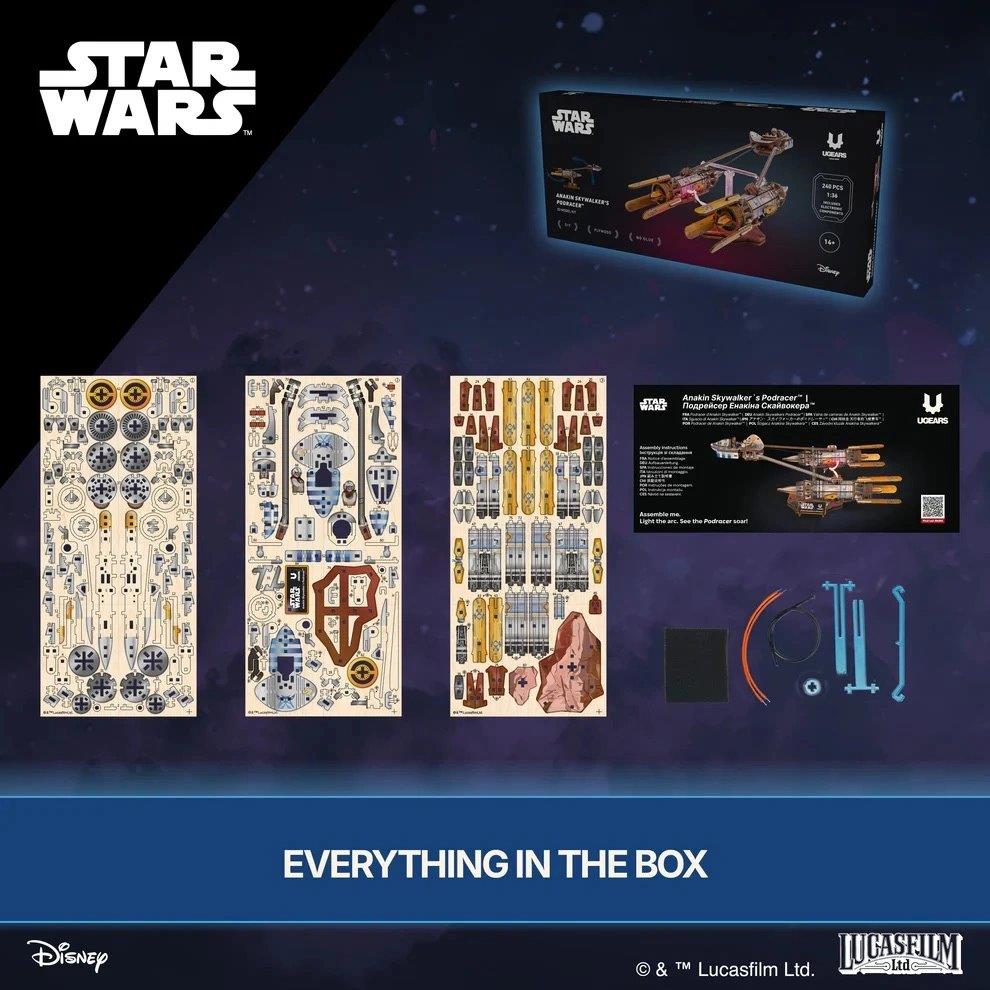 Ugears Anakin Skywalker´s Podracer Star Wars - 9