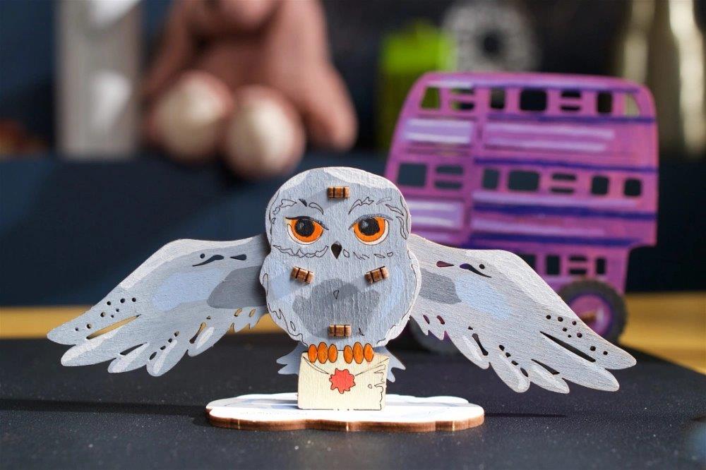 Ugears Coloring Hedwig Owl - 5