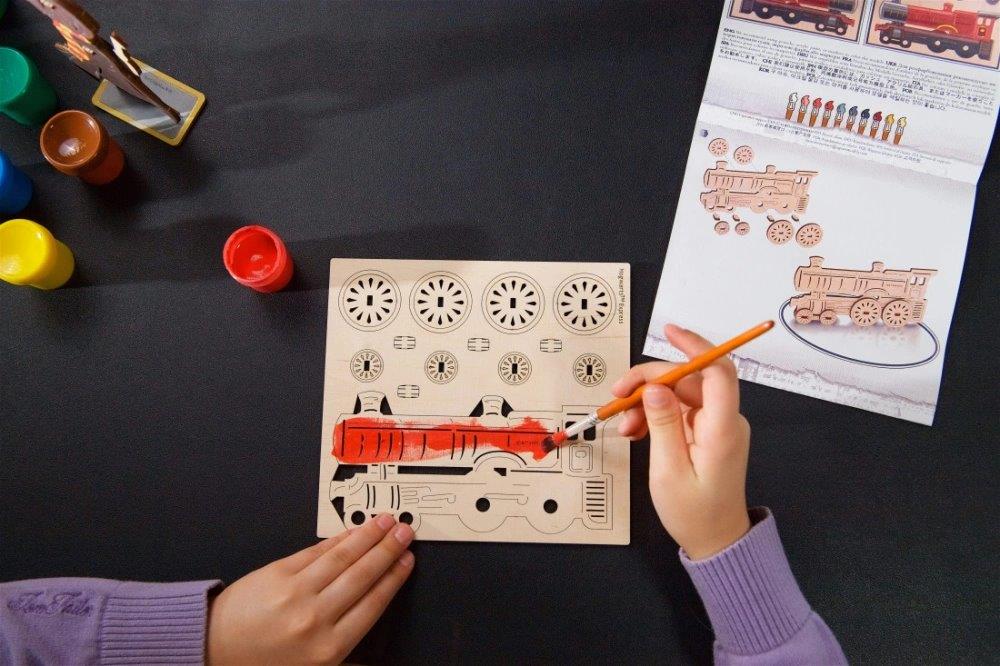 Ugears Coloring Hogwarts Express - 5