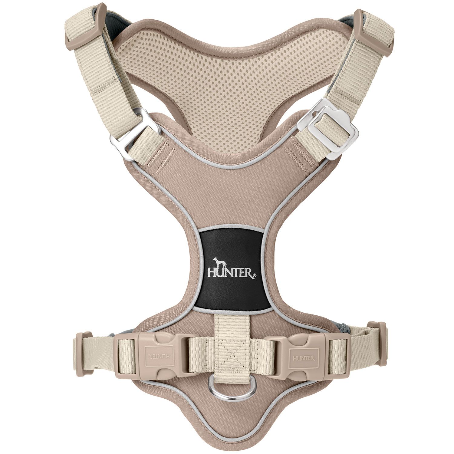 Hunter Harness Divo Up Polyester Taupe - various sizes - 5