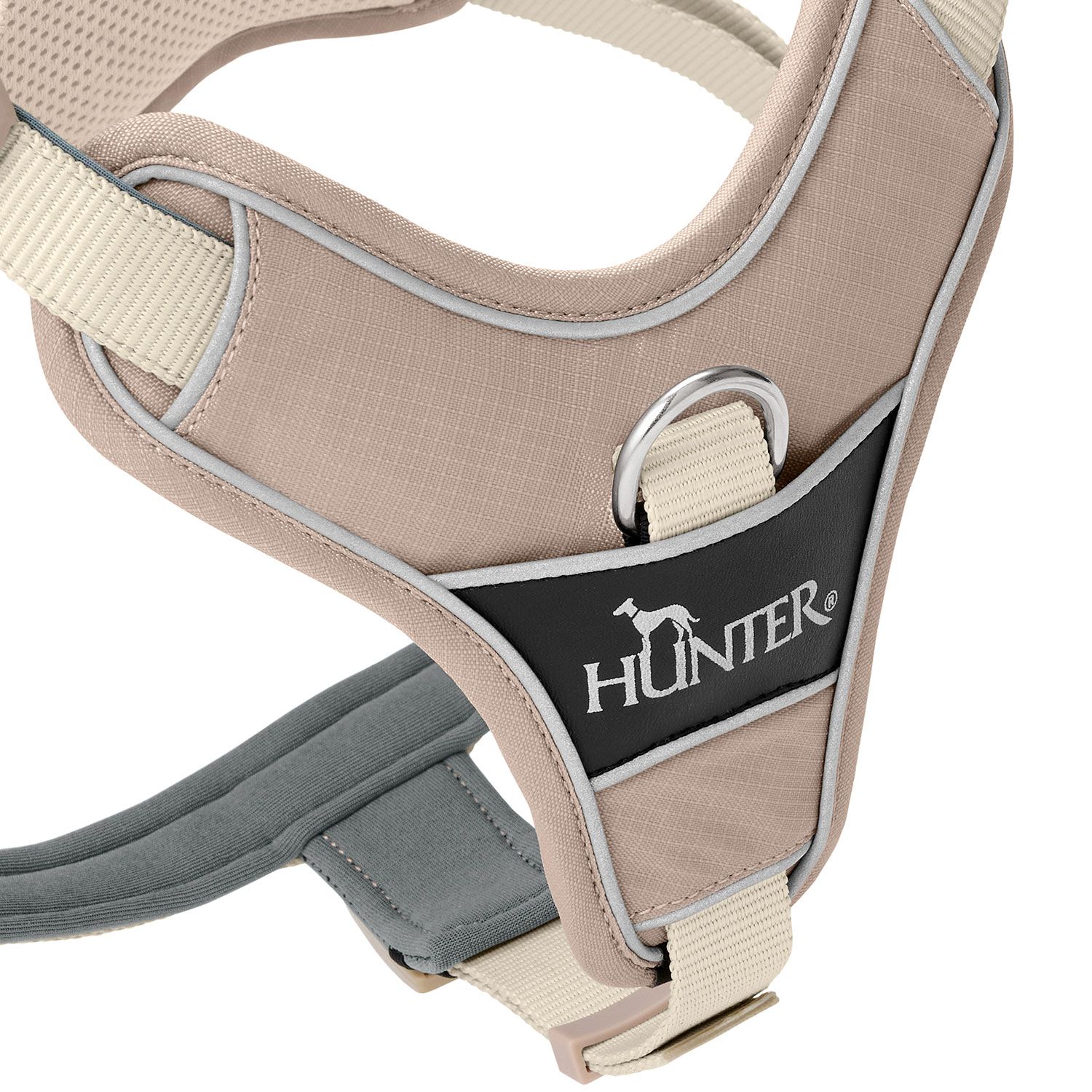 Hunter Harness Divo Up Polyester Taupe - various sizes - 8