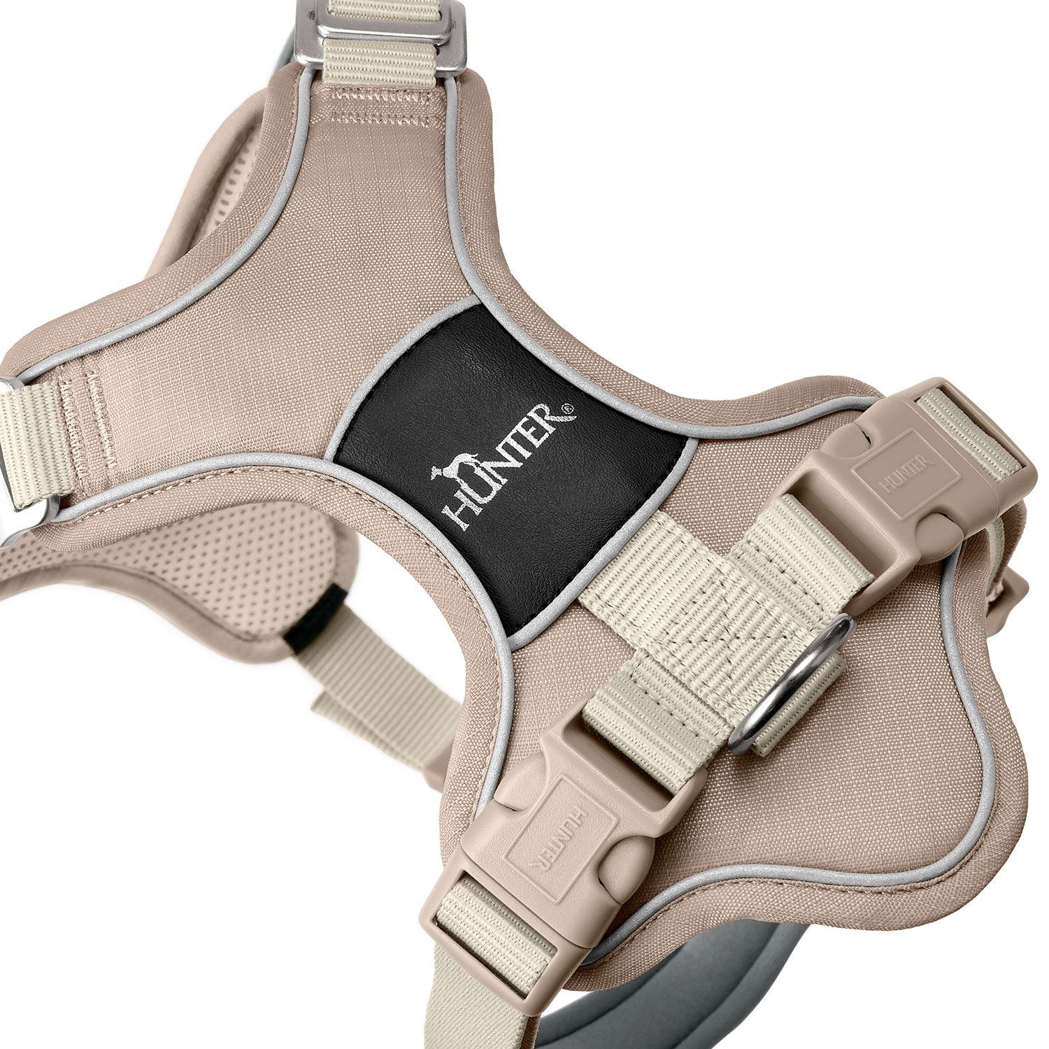 Hunter Harness Divo Up Polyester Taupe - various sizes - 11