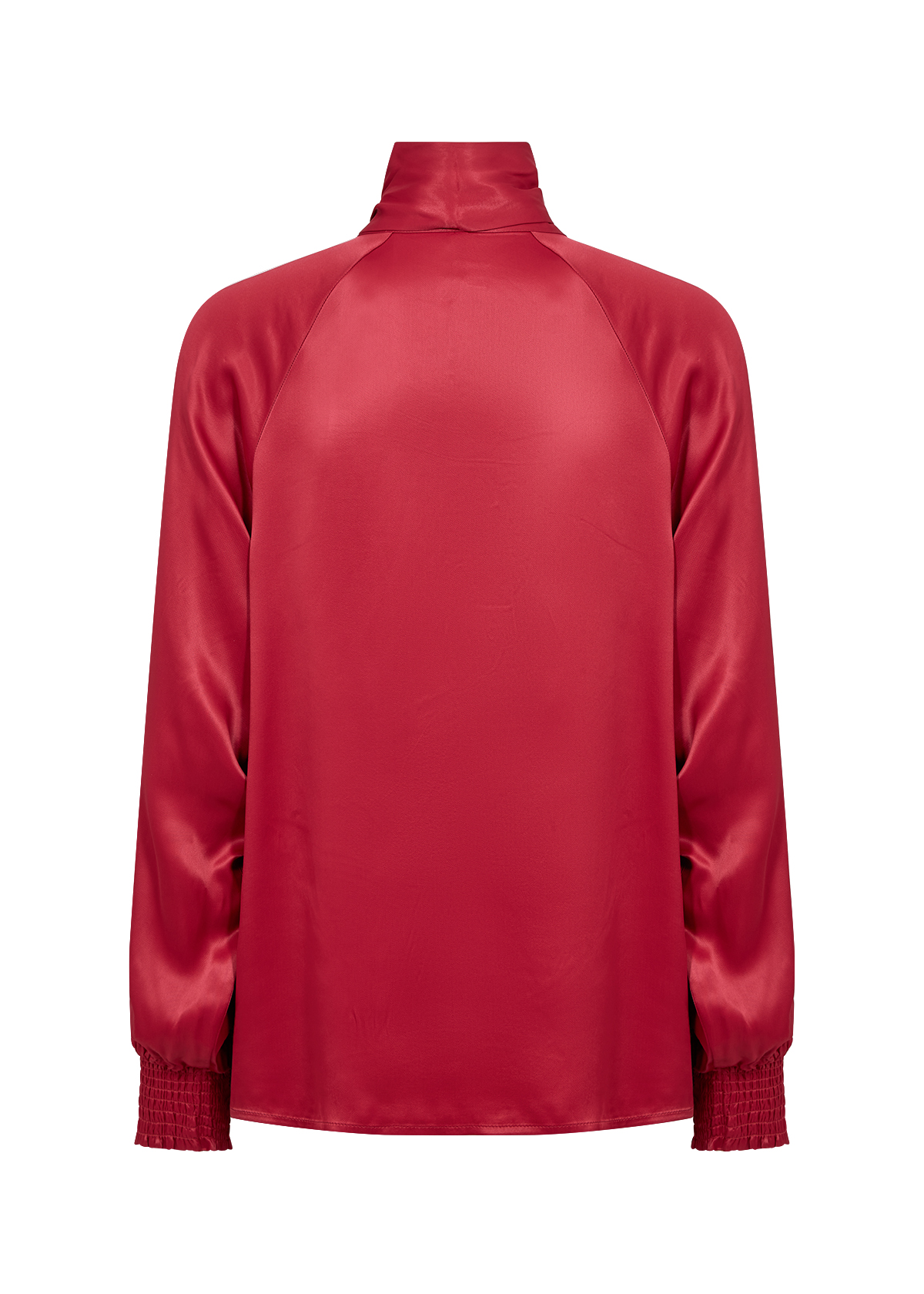 SC-HOPE 12 Blouse Röd knytblus