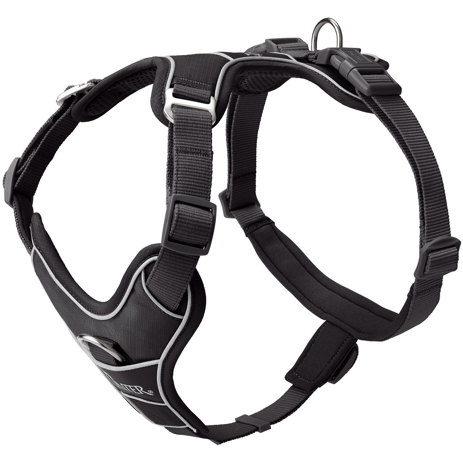 Hunter Harness Divo Up Polyester Black - various sizes