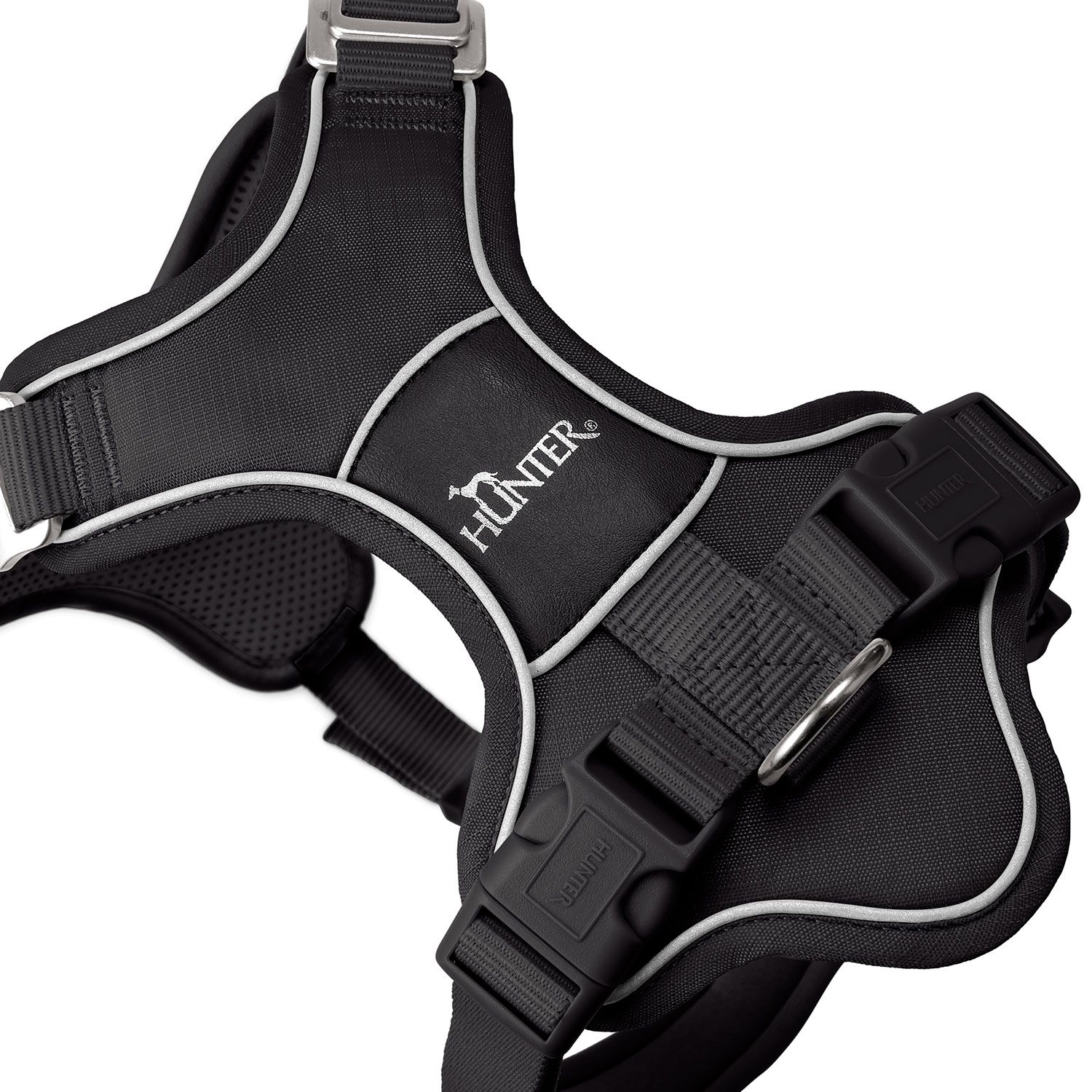 Hunter Harness Divo Up Polyester Black - various sizes - 9