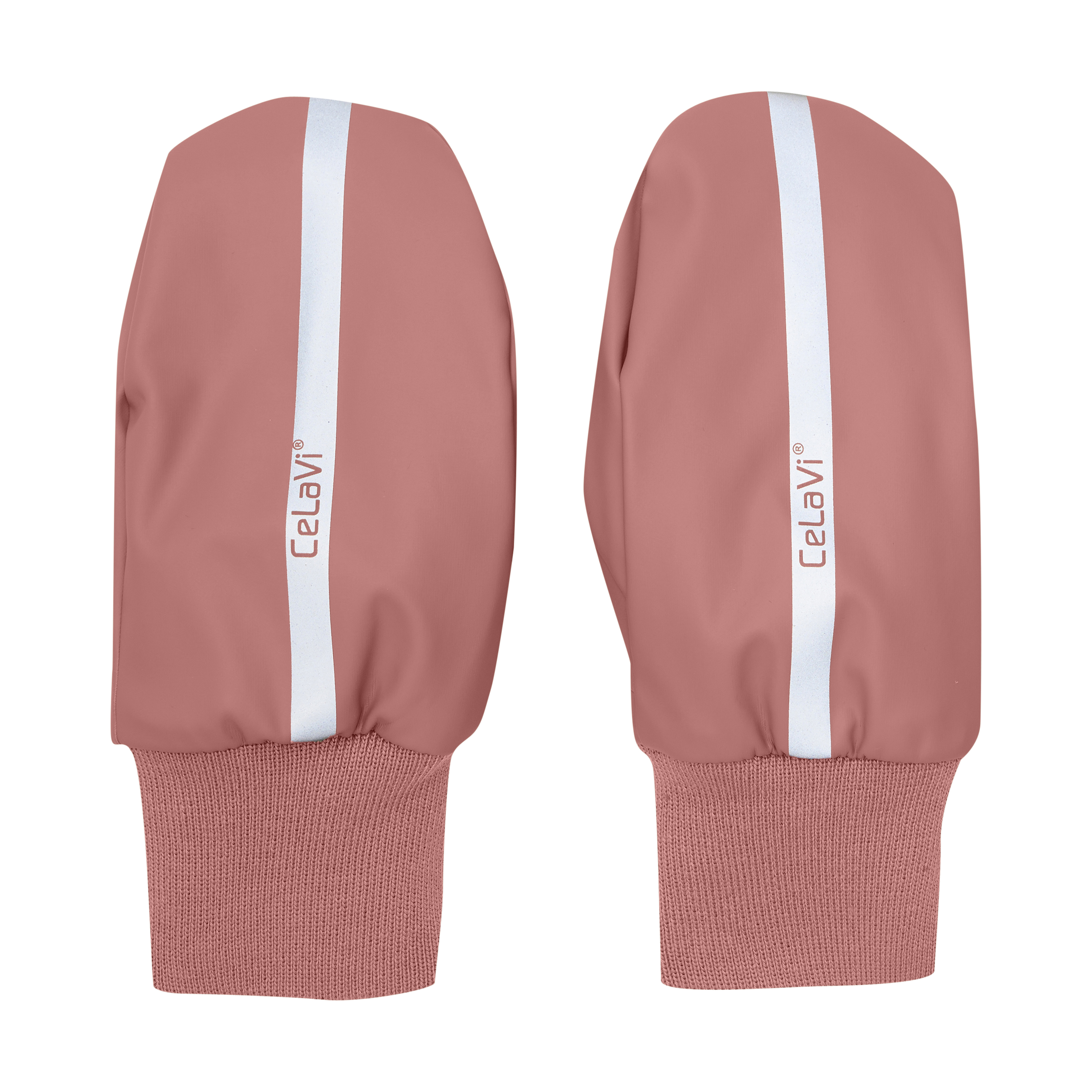 PU Padded Mittens Brick Dust