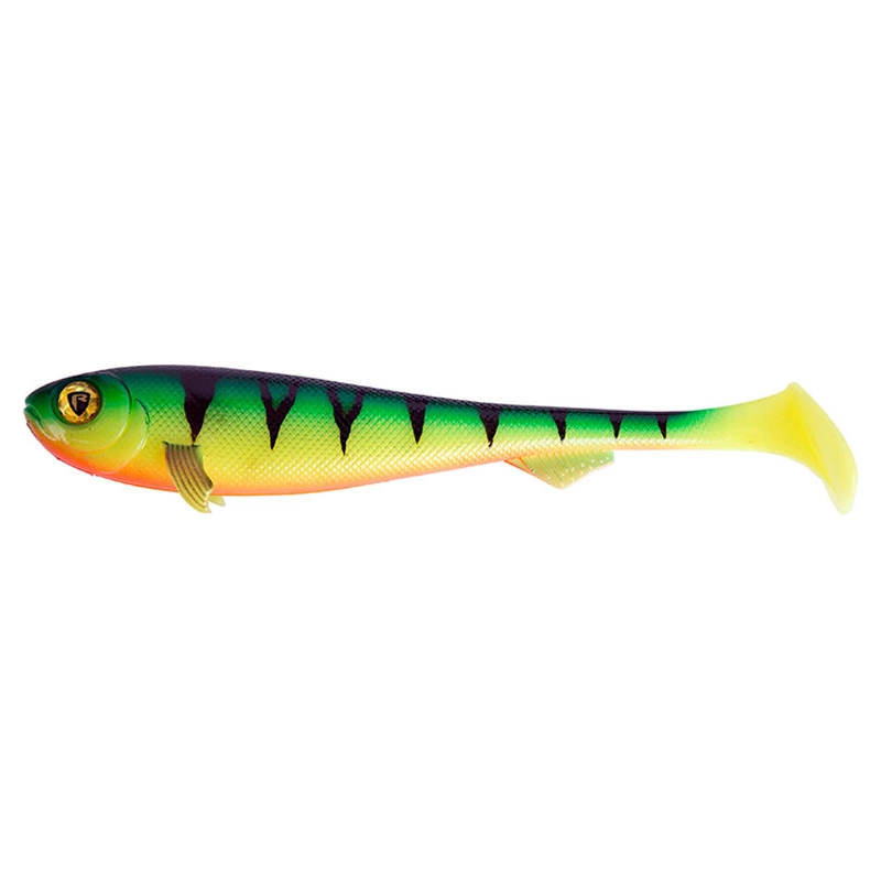 The FOX Rage Slick Shad is a large, high-performance shad bait designed for fishing for pike. 28cm firetiger