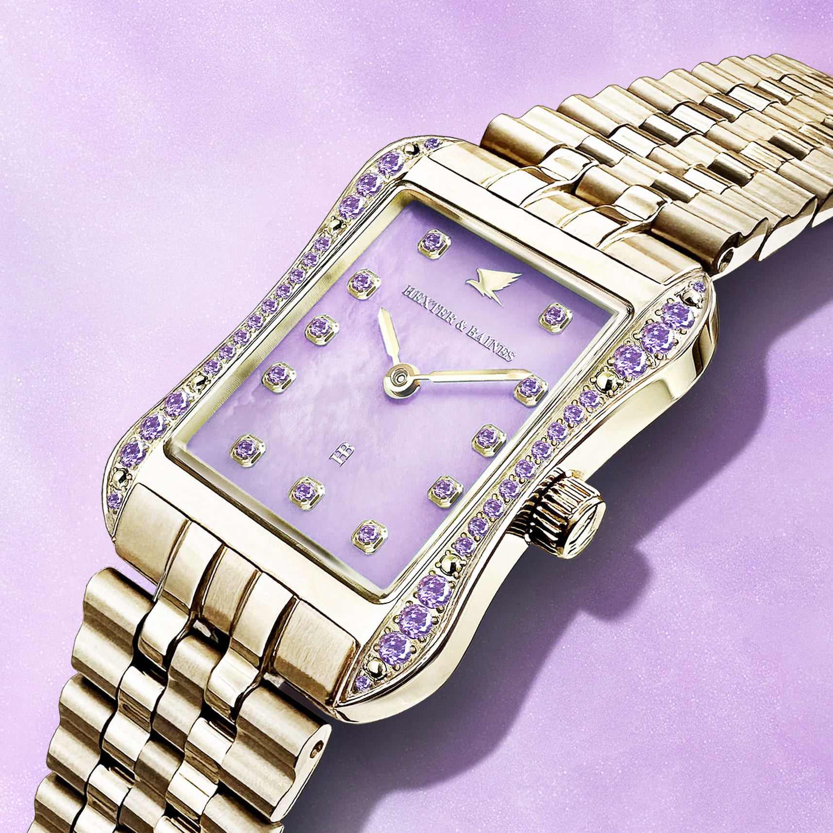 H&B Cronvas, Lavender & Gold - 2