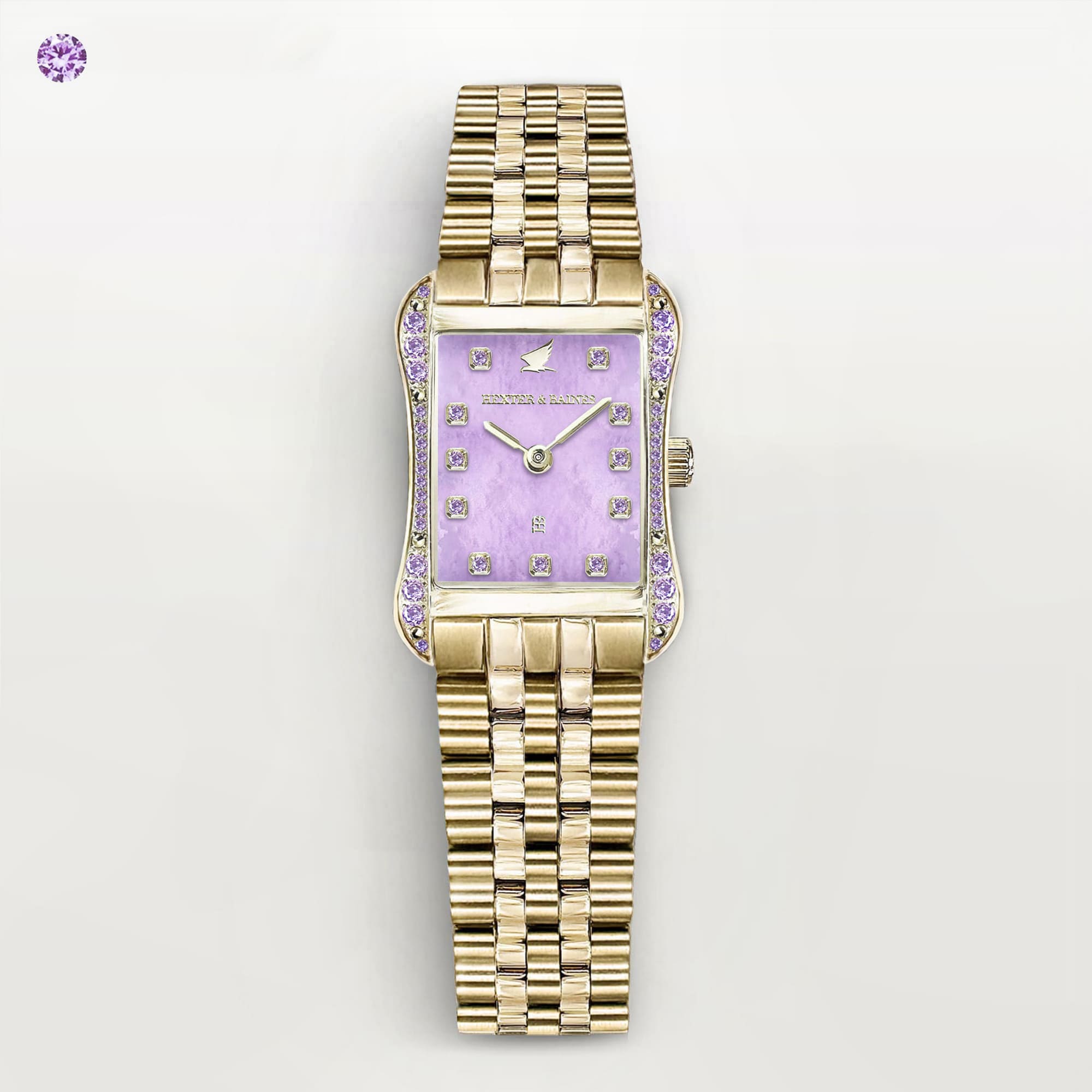 H&B Cronvas, Lavender & Gold