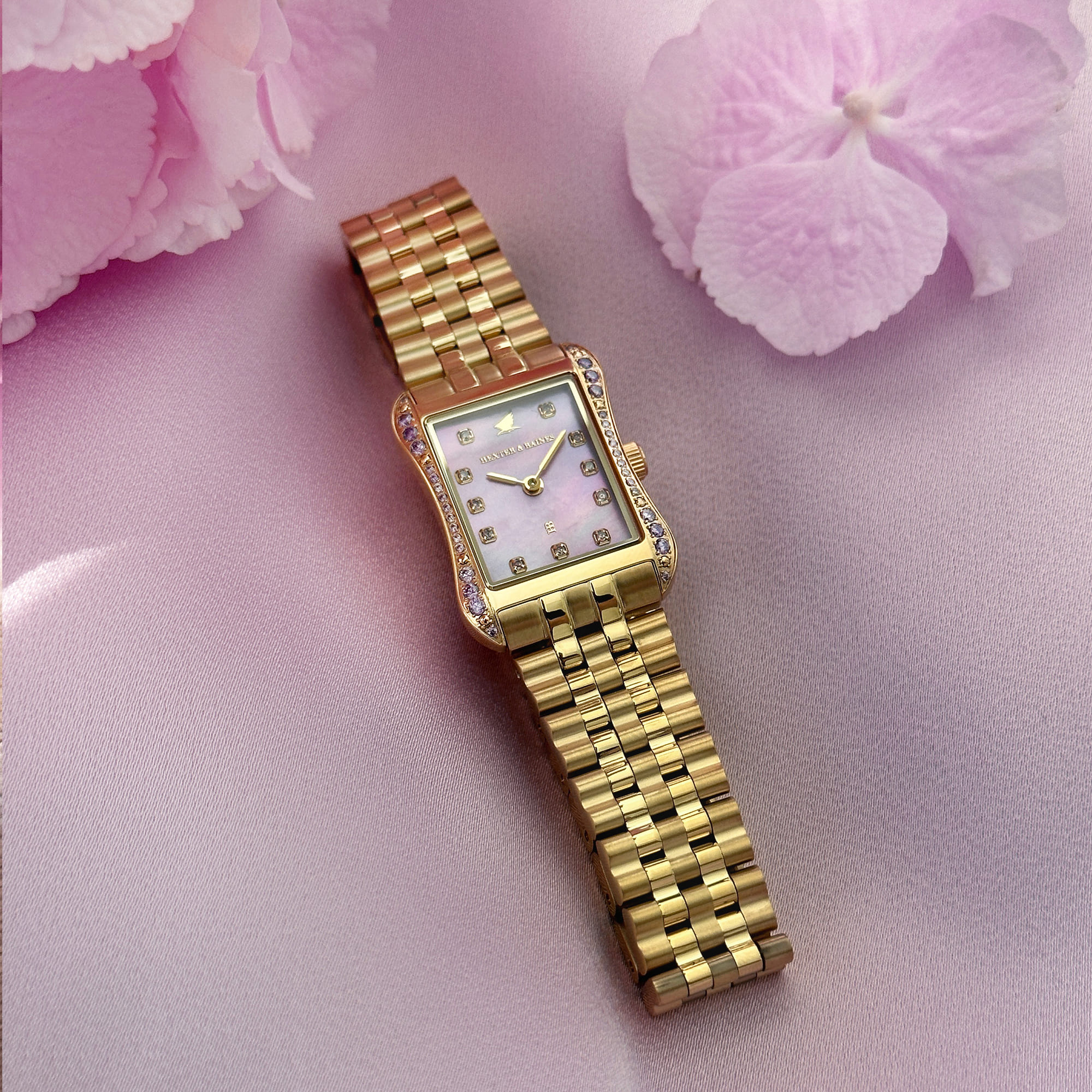 H&B Cronvas, Lavender & Gold - 4
