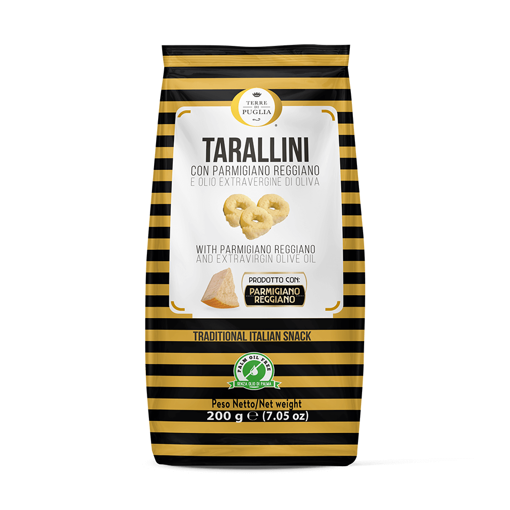 Terre di Puglia, Tarallini Parmigiano Reggiano DOP - 230g