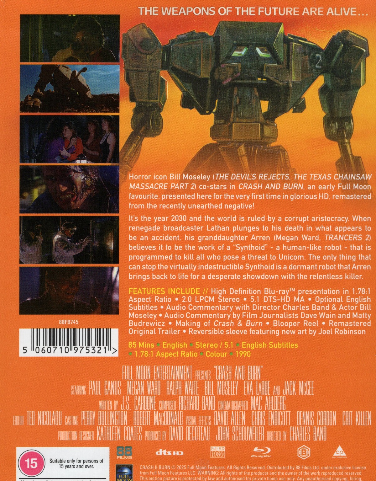 Crash And Burn (Limited Edition) (ej svensk text) (Blu-ray) - 2