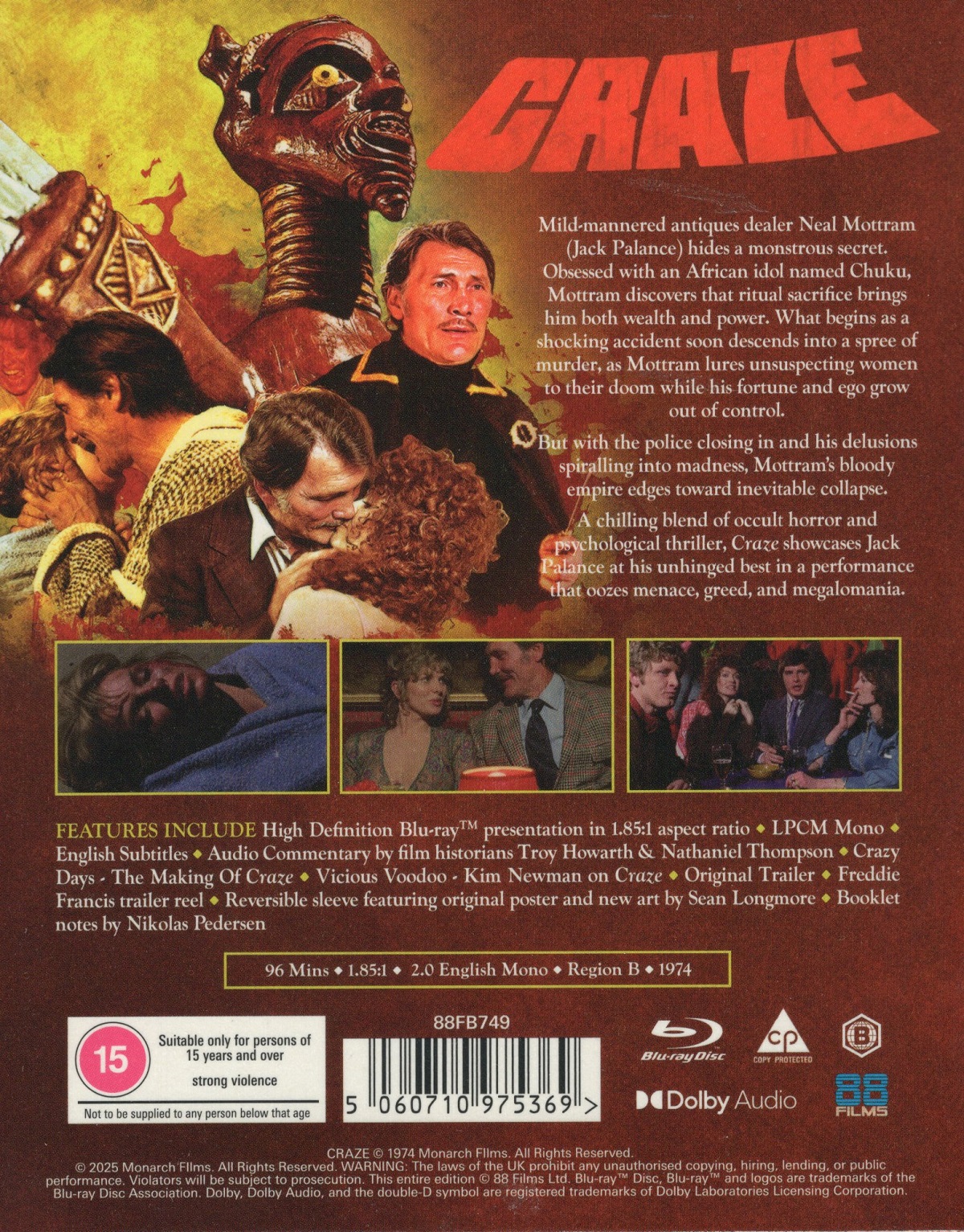 Craze (Limited Edition) (ej svensk text) (Blu-ray) - 2