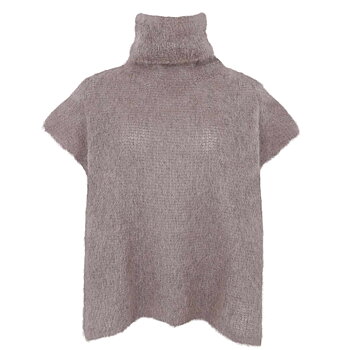 BJOERK rollneck vest - Nougat