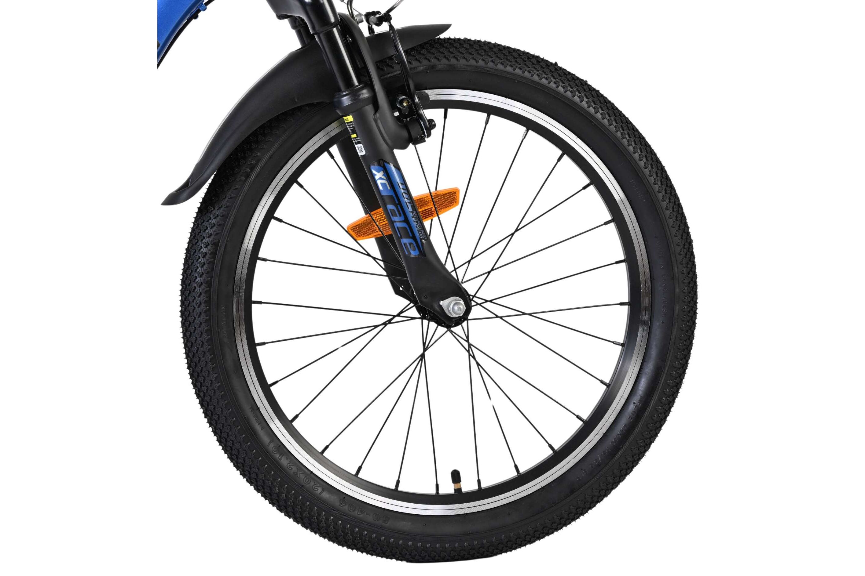 Barncykel Volare XC Race 20 tum – 3 växlar Blå/Grå för barn 6–8 år - 7