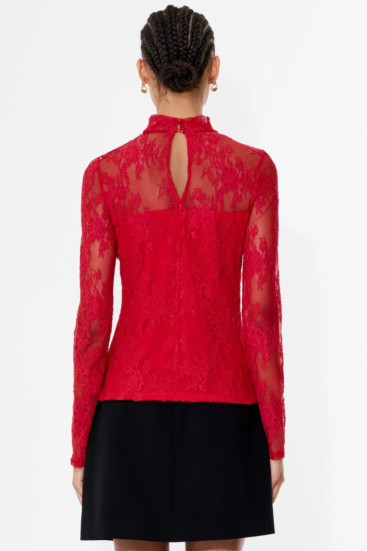 Bridget Lace LS Top - French Connection