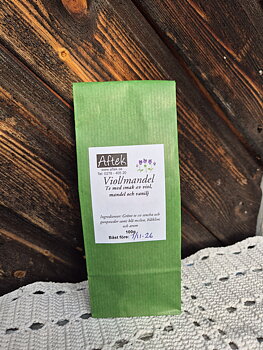 Förpackat grönt te, Viol/mandel 100gr Aftek