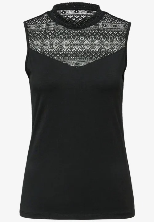 Top With Lace - Street One - 5