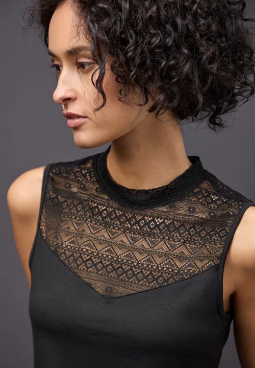 Top With Lace - Street One - 3
