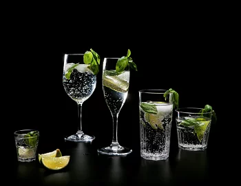 Okrossbara plastglas i Tritan