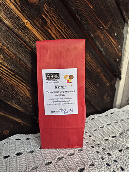 Förpackat rött Rooibos-te Kram 100gr Aftek