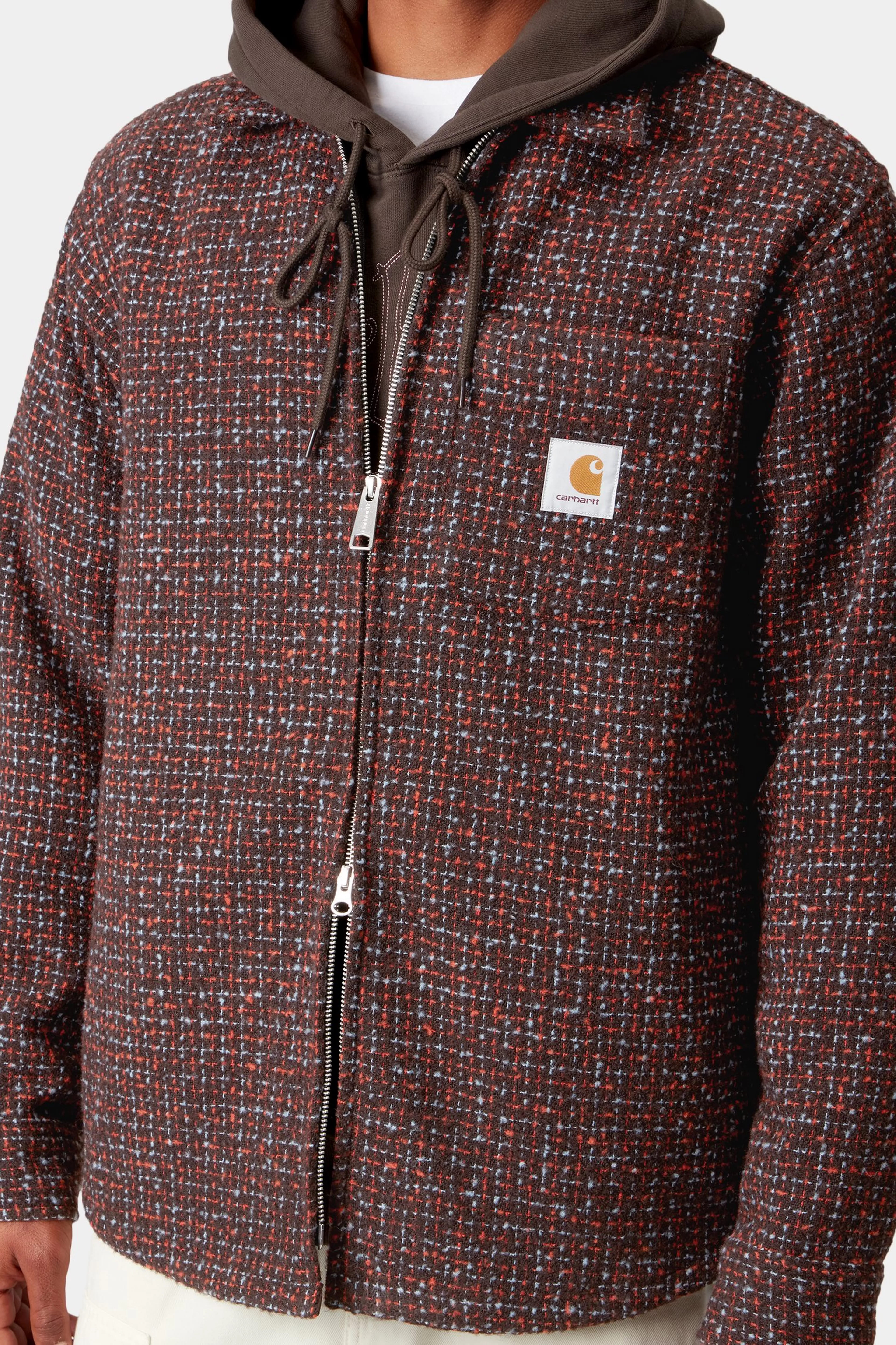 Carhartt WIP Bellamy Shirt Jacket Check/Tobacco - Boardwalk Surf