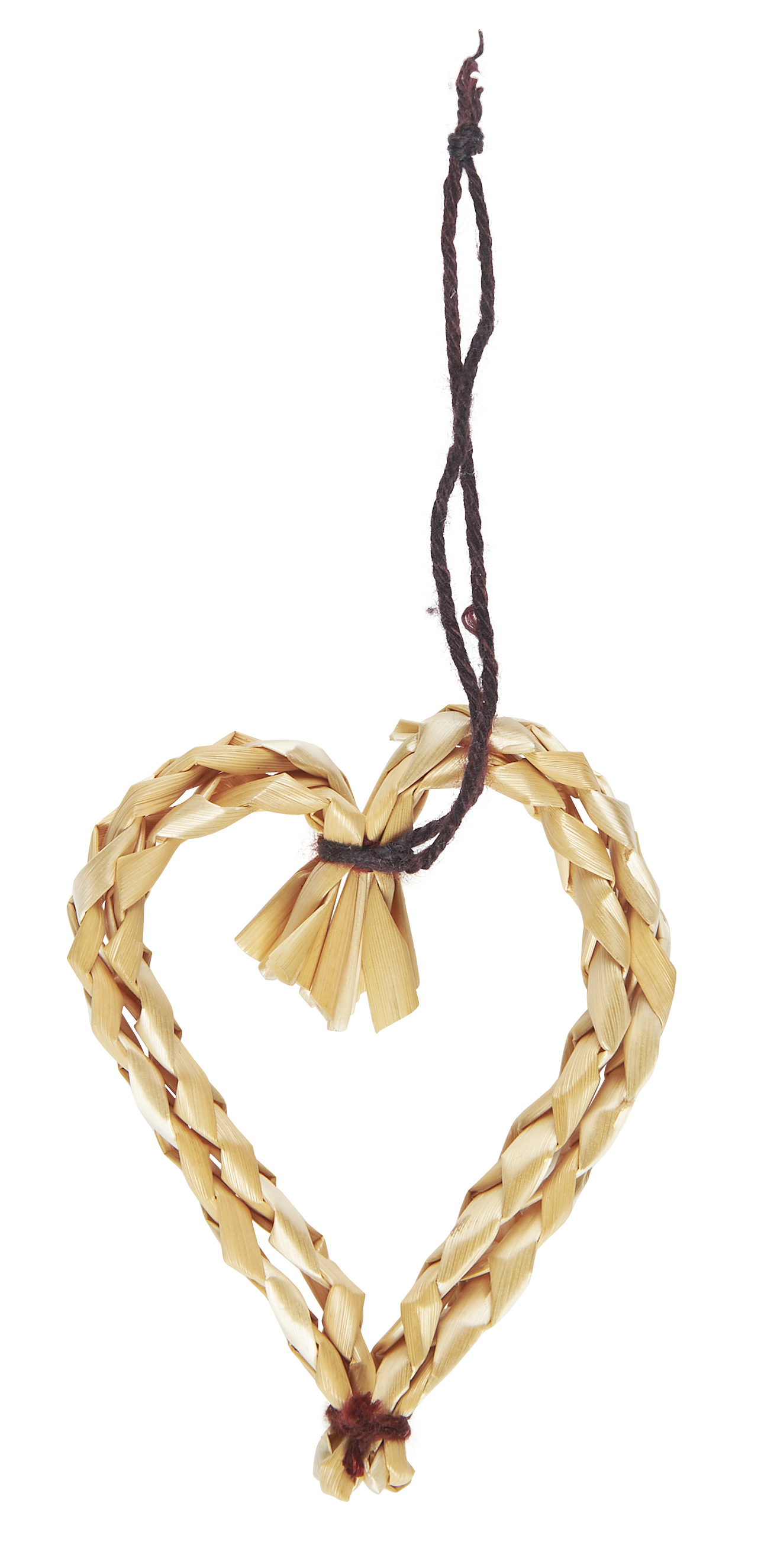 Straw heart - Heart straw - Mini - 6.5x5 cm - 2