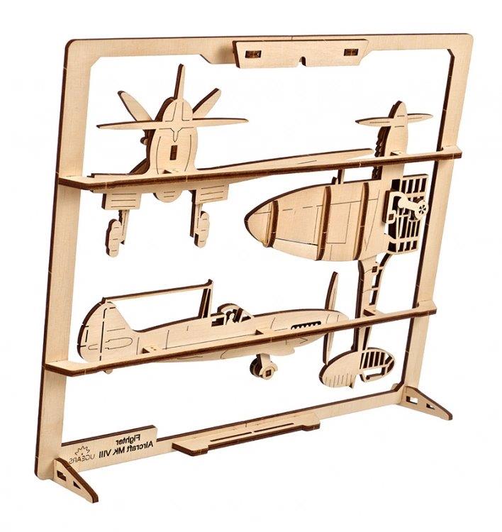 Ugears Fighter Aircraft 2.5D Puzzle* - 5