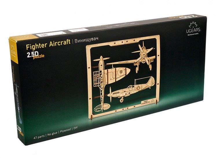 Ugears Fighter Aircraft 2.5D Puzzle* - 9