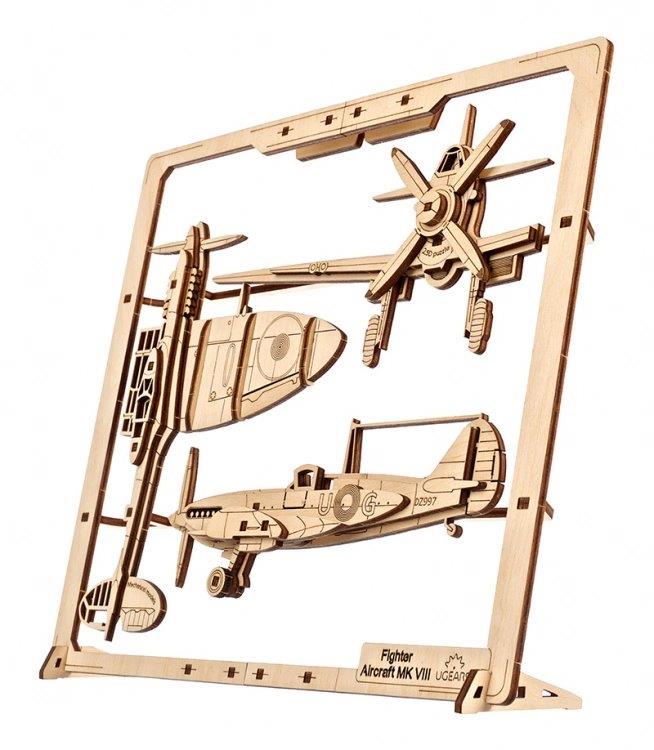 Ugears Fighter Aircraft 2.5D Puzzle* - 3