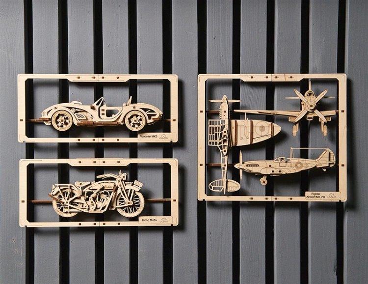 Ugears Fighter Aircraft 2.5D Puzzle* - 8