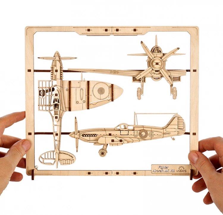 Ugears Fighter Aircraft 2.5D Puzzle* - 6