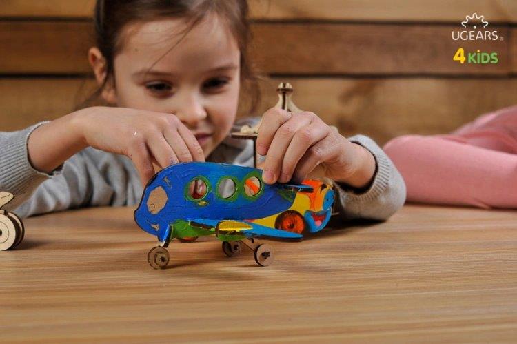 Ugears Flygplan - 4Kids* - 11