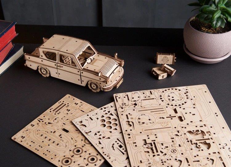 Ugears Flying Ford Anglia Harry Potter - 24