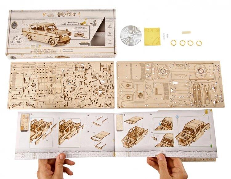 Ugears Flying Ford Anglia Harry Potter - 10