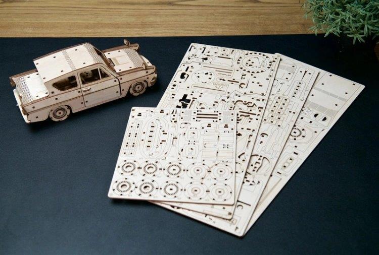 Ugears Flying Ford Anglia Harry Potter - 17