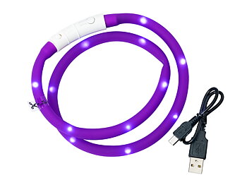 Dogman LED Collar - Purple