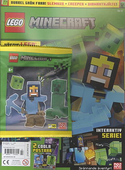 Lego Megatrend nr 7 2025, Minecraft nr 6, Slemkub+Creeper+Diamanthjälte