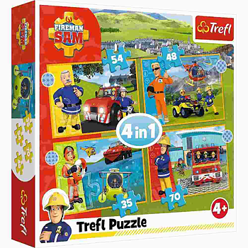 Trefl Pussel 4i1 Brandman Sam